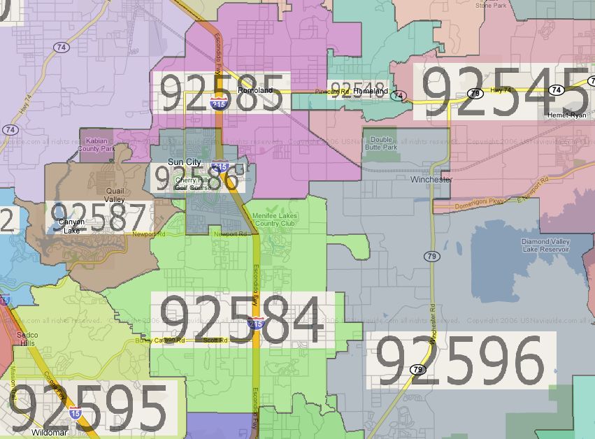 Property Taxes By Zip Code? No only by county